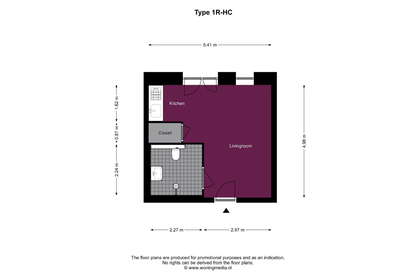 Visual presentation of the listing