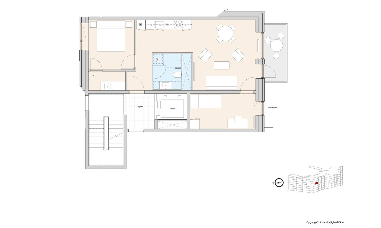Visual presentation of the listing