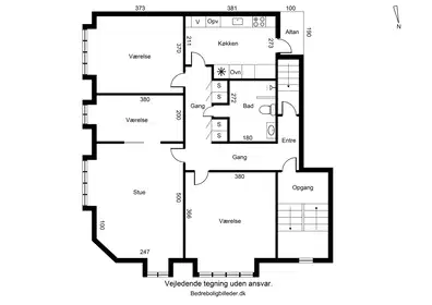 Visual presentation of the listing