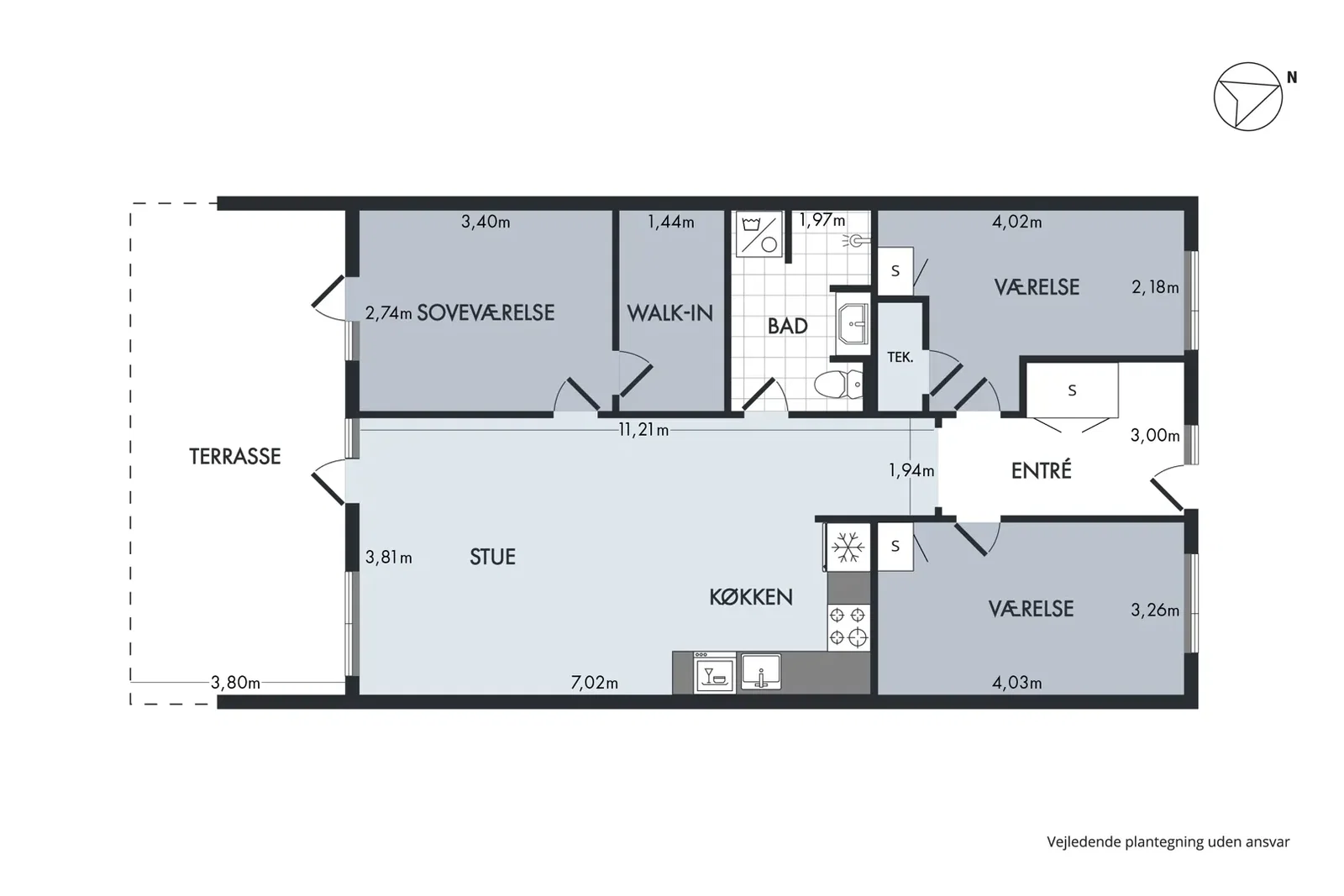 Visual presentation of the listing