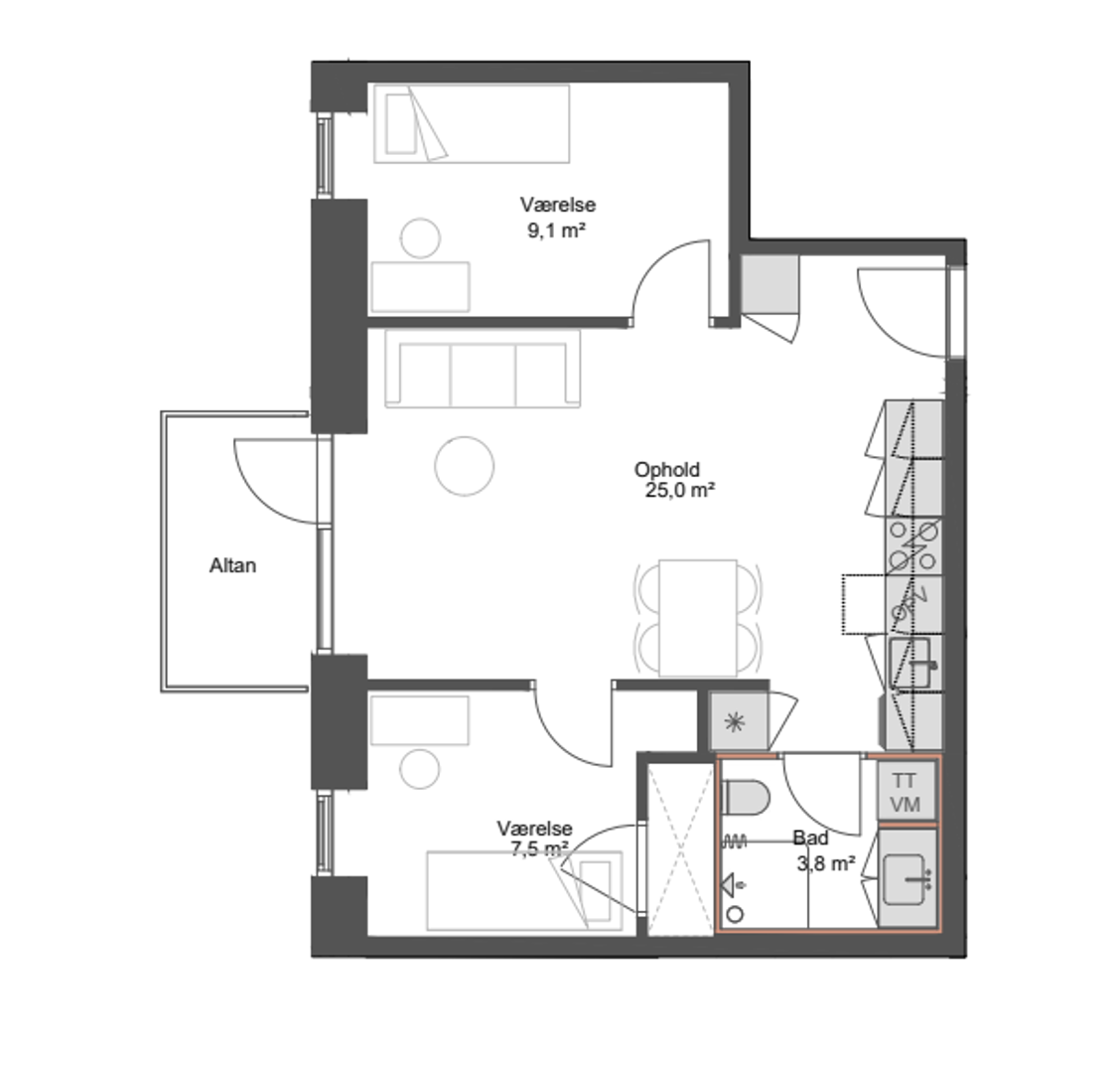 Visual presentation of the listing