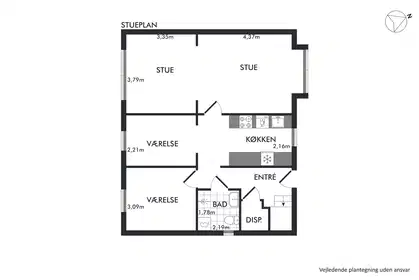 Visual presentation of the listing