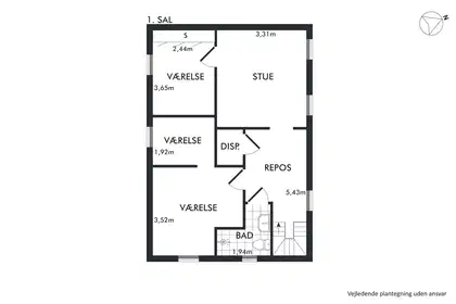 Visual presentation of the listing