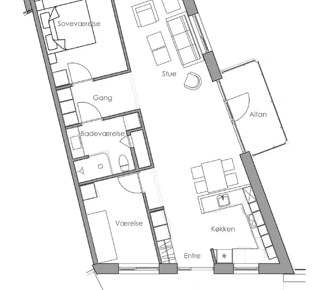 apartment Modern 2- and 3-Room Homes in Aabybro