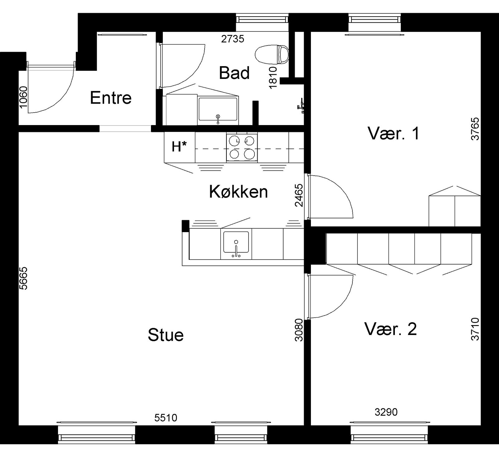 Visual presentation of the listing