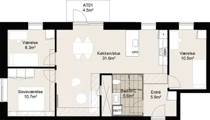 Visual presentation of the listing