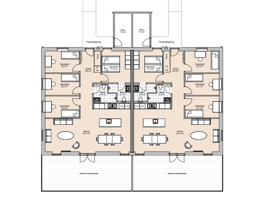 Visual presentation of the listing