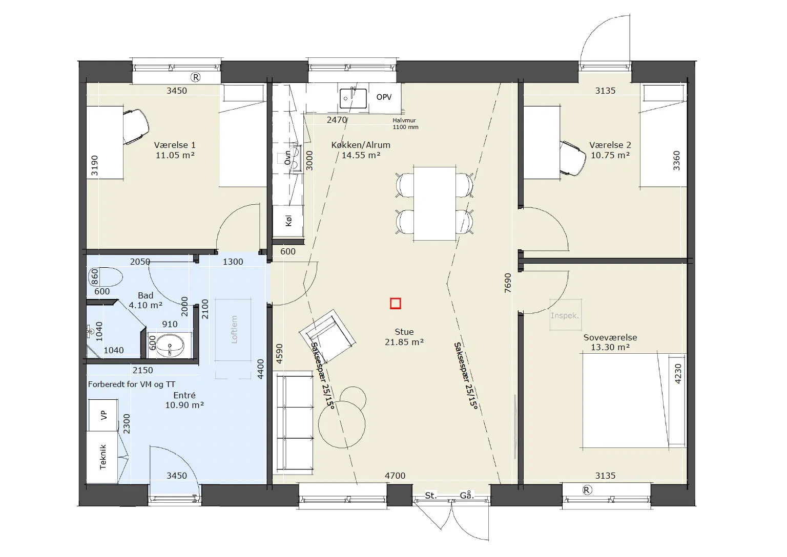 Visual presentation of the listing