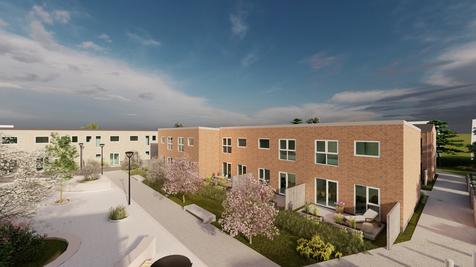 townhouse Inviting Newly Built Townhouse in Overlund – Modern Comfort and Plenty of Light