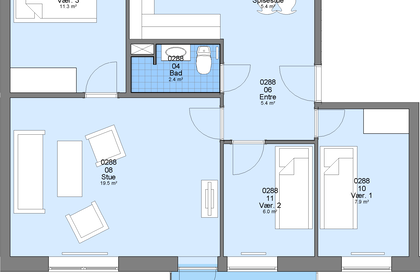 Visual presentation of the listing