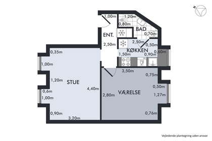 Visual presentation of the listing