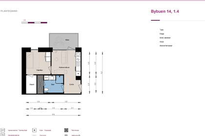 Visual presentation of the listing