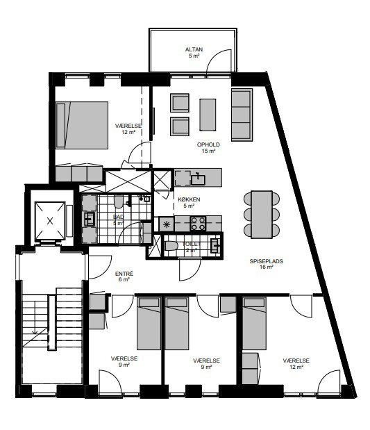 4-værelses lejlighed på 122 m² til leje i Risskov – Broloftet, 3. sal – billede 9