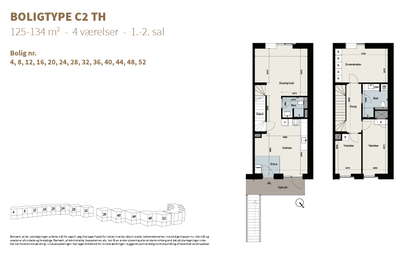 Visual presentation of the listing