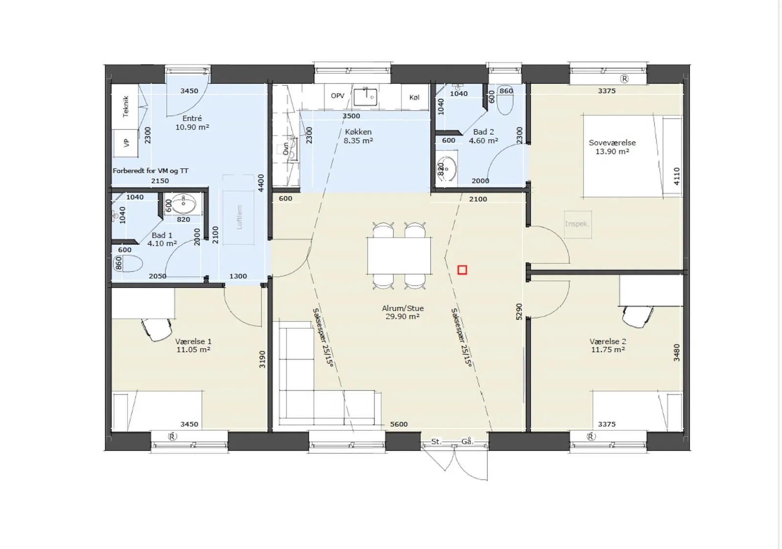 Visual presentation of the listing