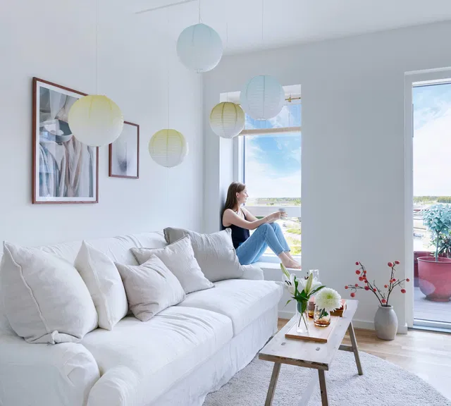 apartment 3-værelses lejlighed med altan til den lille familie