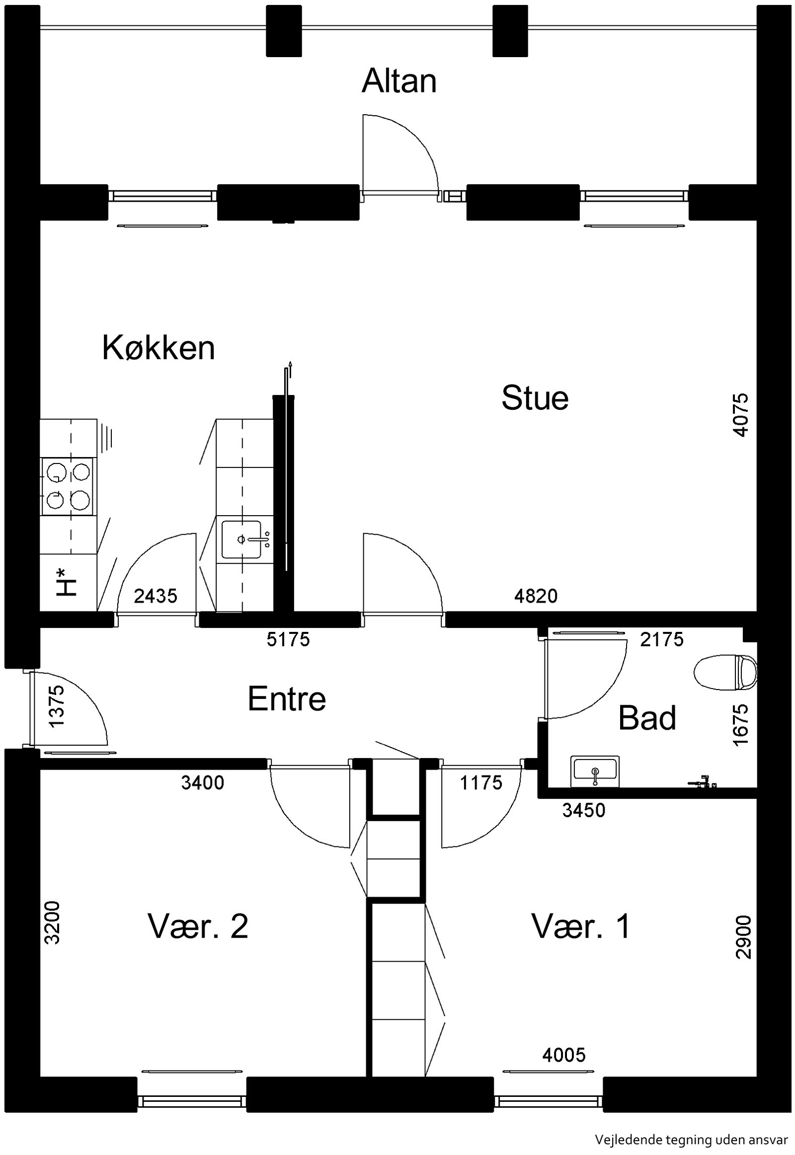 Visual presentation of the listing