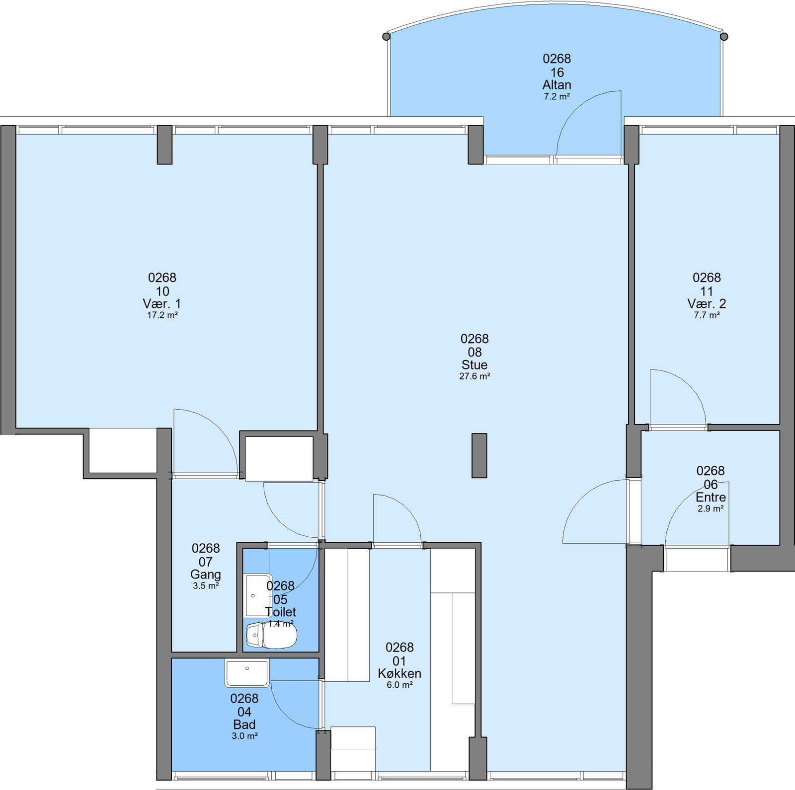 Visual presentation of the listing