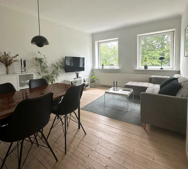apartment Hyggelig 2-værelses lejlighed med udsigt over Karolinelund!