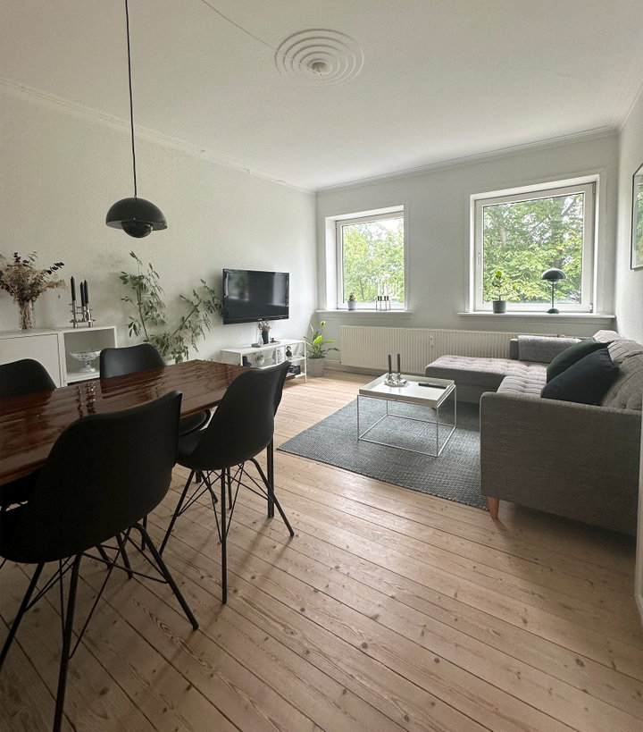 Hyggelig 2-værelses lejlighed med udsigt over Karolinelund! - Kanalstien, Aalborg - 0