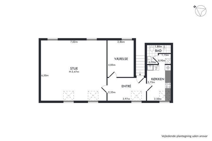 Spacious 2-Room Apartment Centrally Located in Hillerød - Torvet, Hillerød - 0