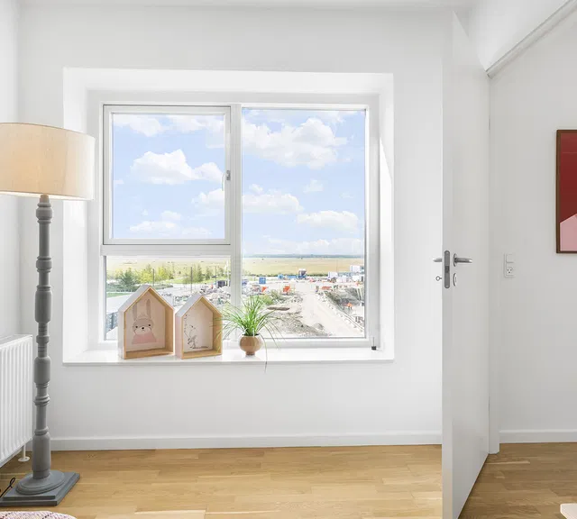 apartment Rummelig 4-værelses bolig tæt på grønne områder