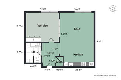 Visual presentation of the listing