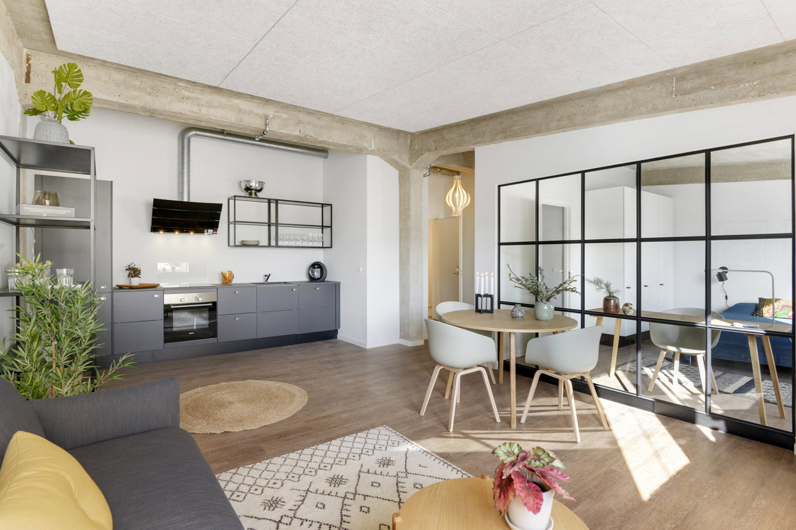apartment Urban 2-værelses lejlighed tæt på fjorden