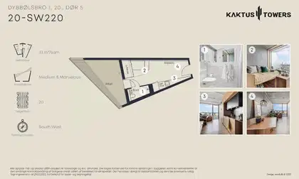 Visual presentation of the listing