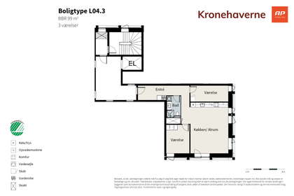 Visual presentation of the listing