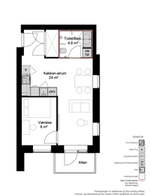 Visual presentation of the listing