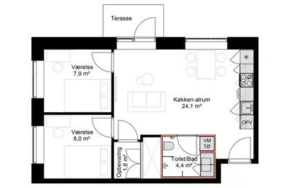 Visual presentation of the listing