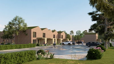 Rækkehus i 2 plan med privat tagterrasseTEGNET AF HENNING LARSEN ARKITEKTER - Bronzevej, Espergærde - 1