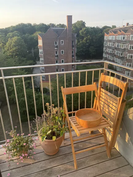 apartment Lys penthouselejlighed med altan, tagaltan og hems