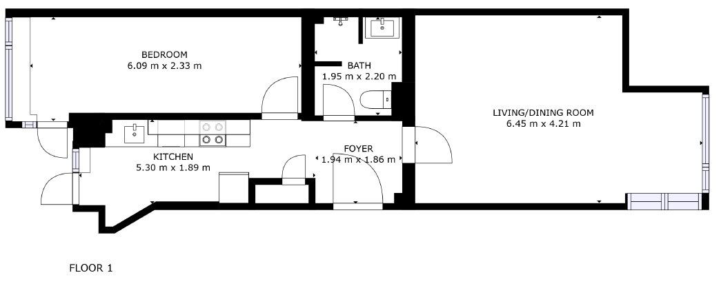 Visual presentation of the listing