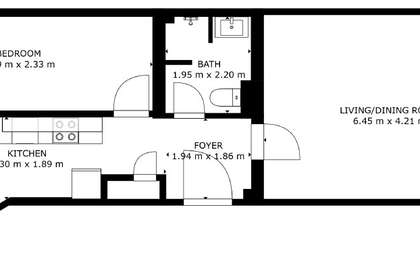 Visual presentation of the listing