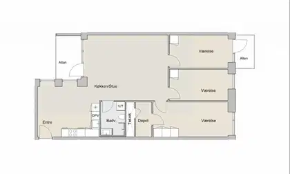 Visual presentation of the listing