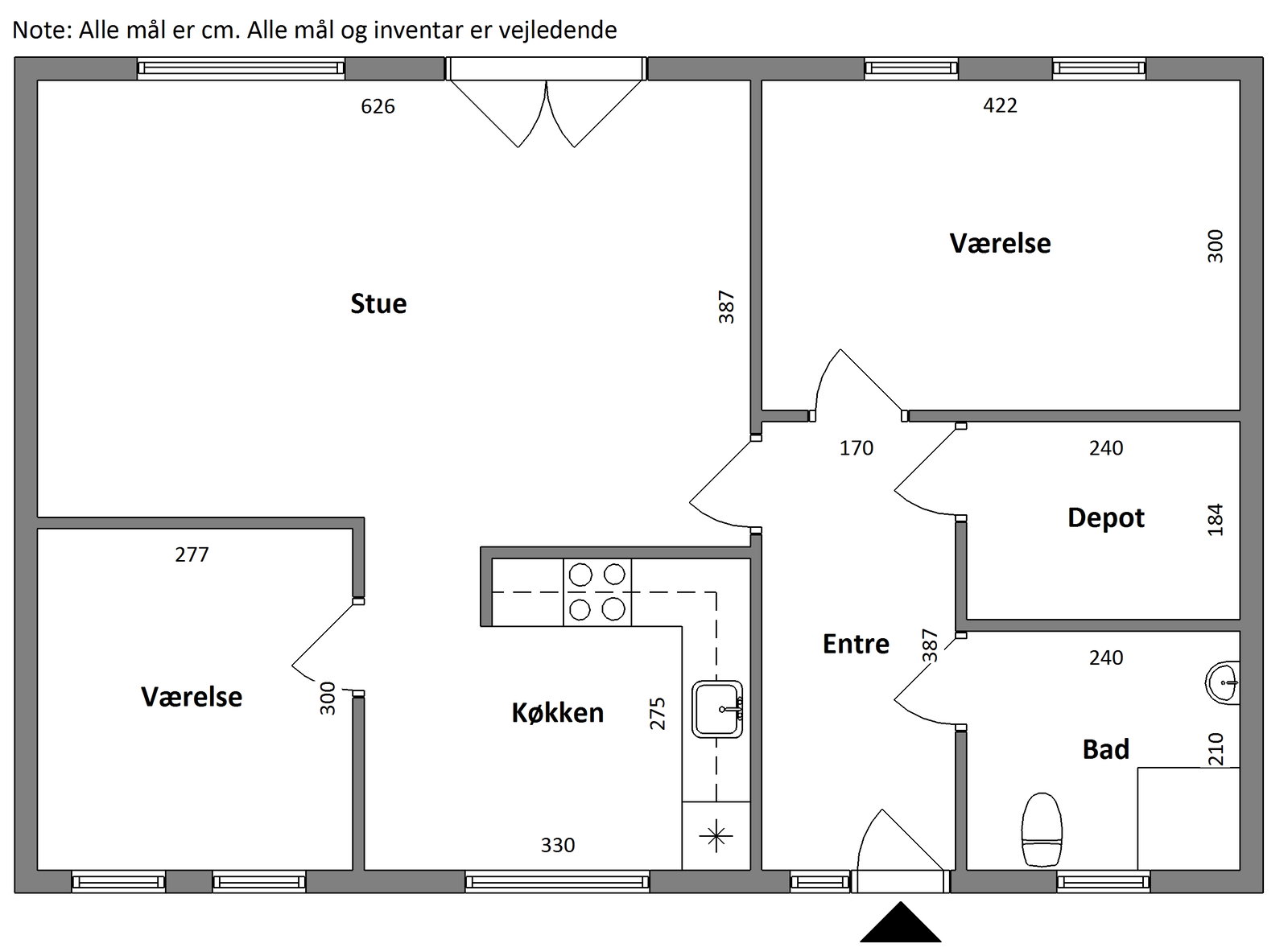 Visual presentation of the listing