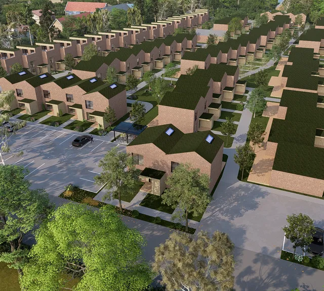 townhouse Rækkehus i 2 plan med privat tagterrasseTEGNET AF HENNING LARSEN ARKITEKTER