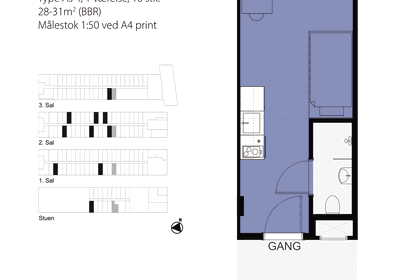 Visual presentation of the listing
