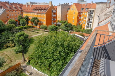 Historisk penthouse med privat tagterrasse og garage - Peder Hvitfeldts Stræde, København K - 4
