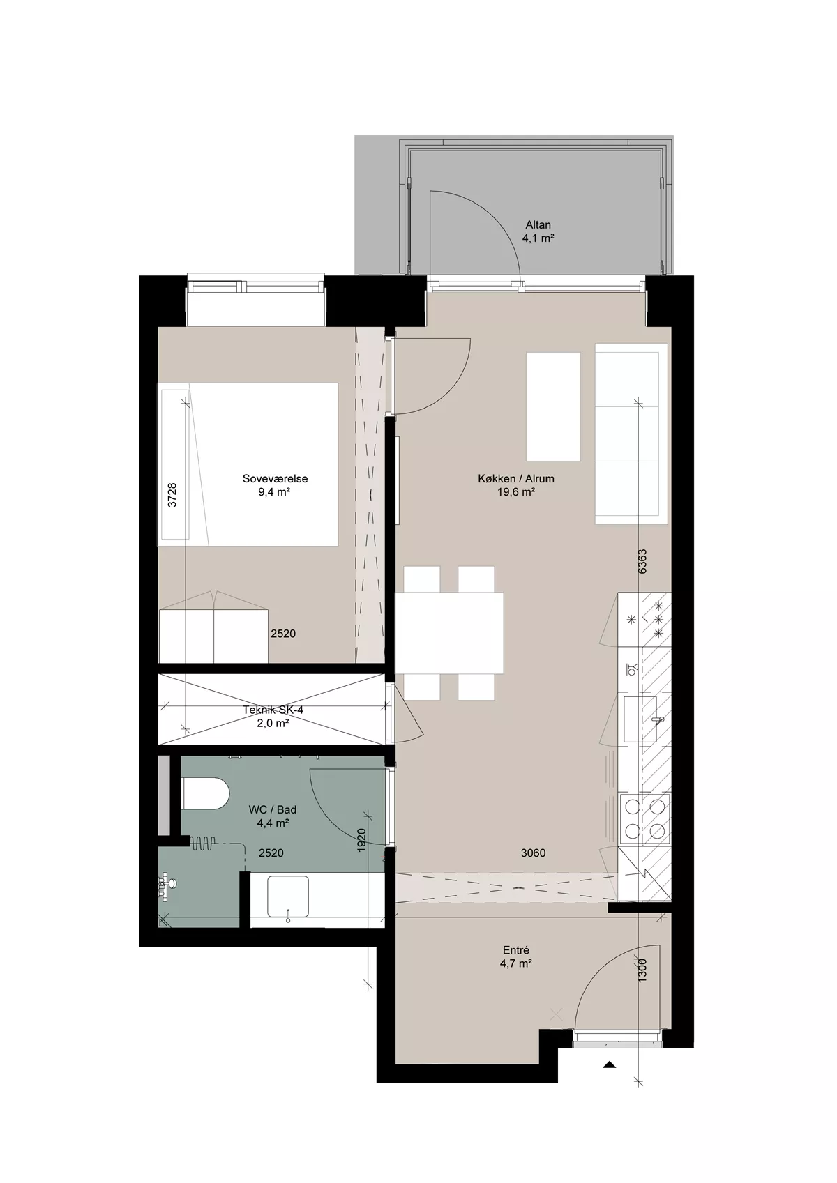 Visual presentation of the listing