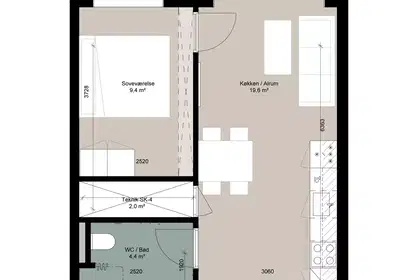 Visual presentation of the listing