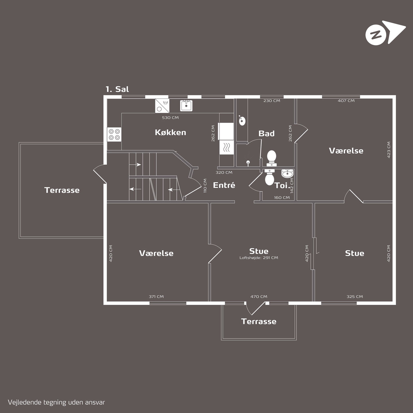 Visual presentation of the listing