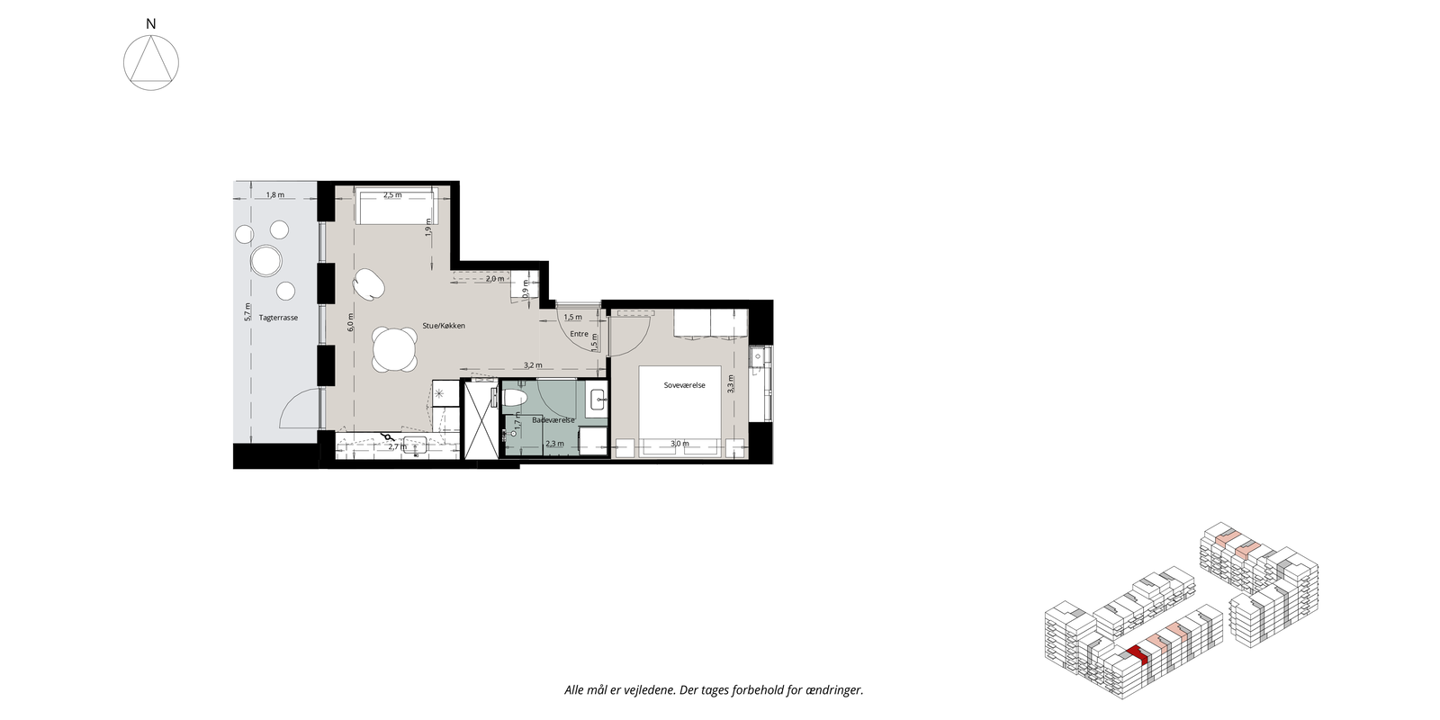 Visual presentation of the listing
