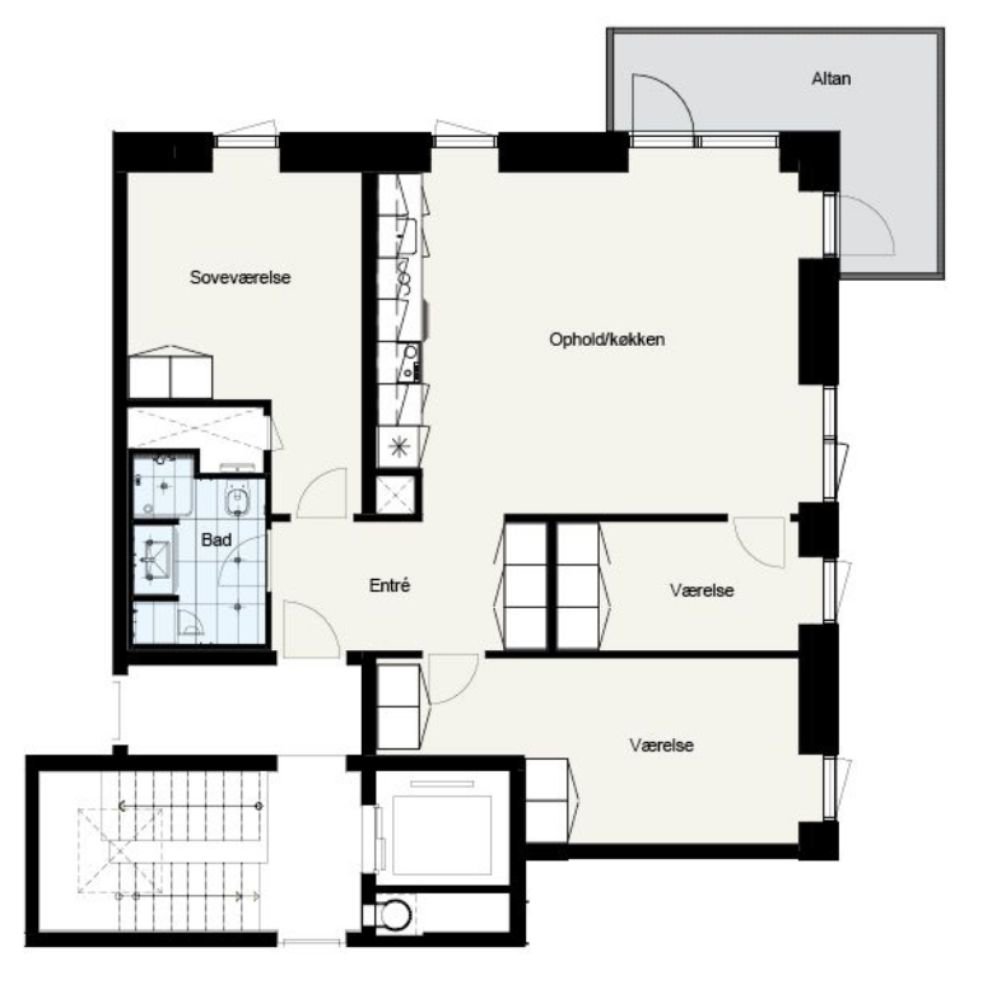 Visual presentation of the listing