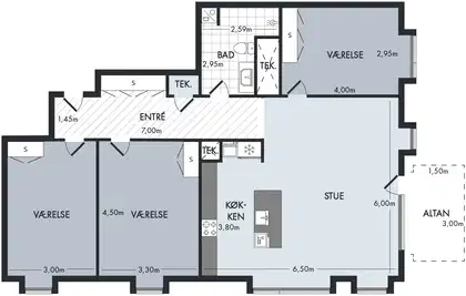 Visual presentation of the listing