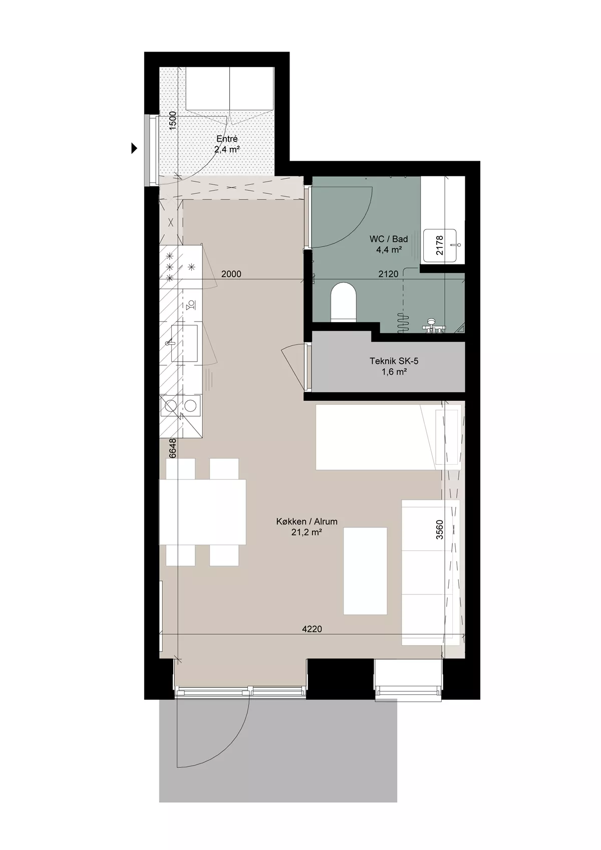 Visual presentation of the listing