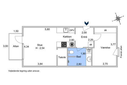 Visual presentation of the listing