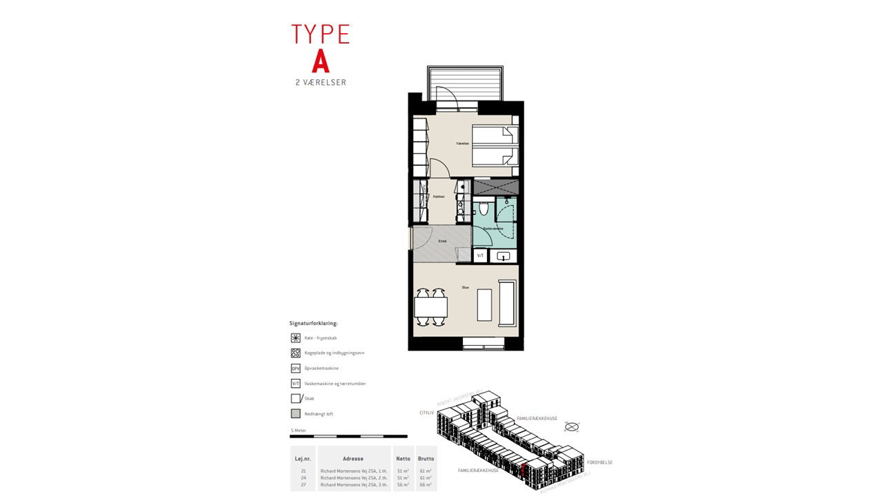 Visual presentation of the listing
